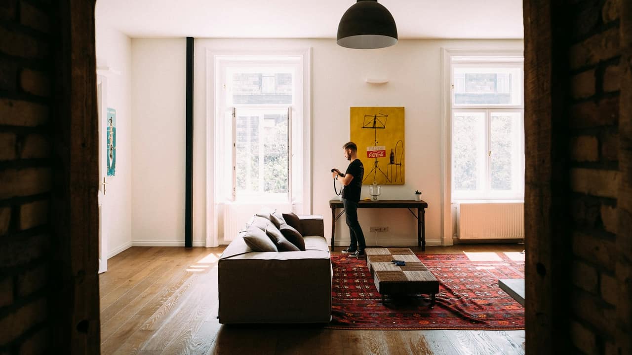 Bright empty apartment ready for move-in painting